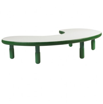 Angeles BaseLine Teacher / Kidney Table – Shamrock Green  with 12″ Legs & FREE SHIPPING - angels-kidney-table-green-360x365.jpg